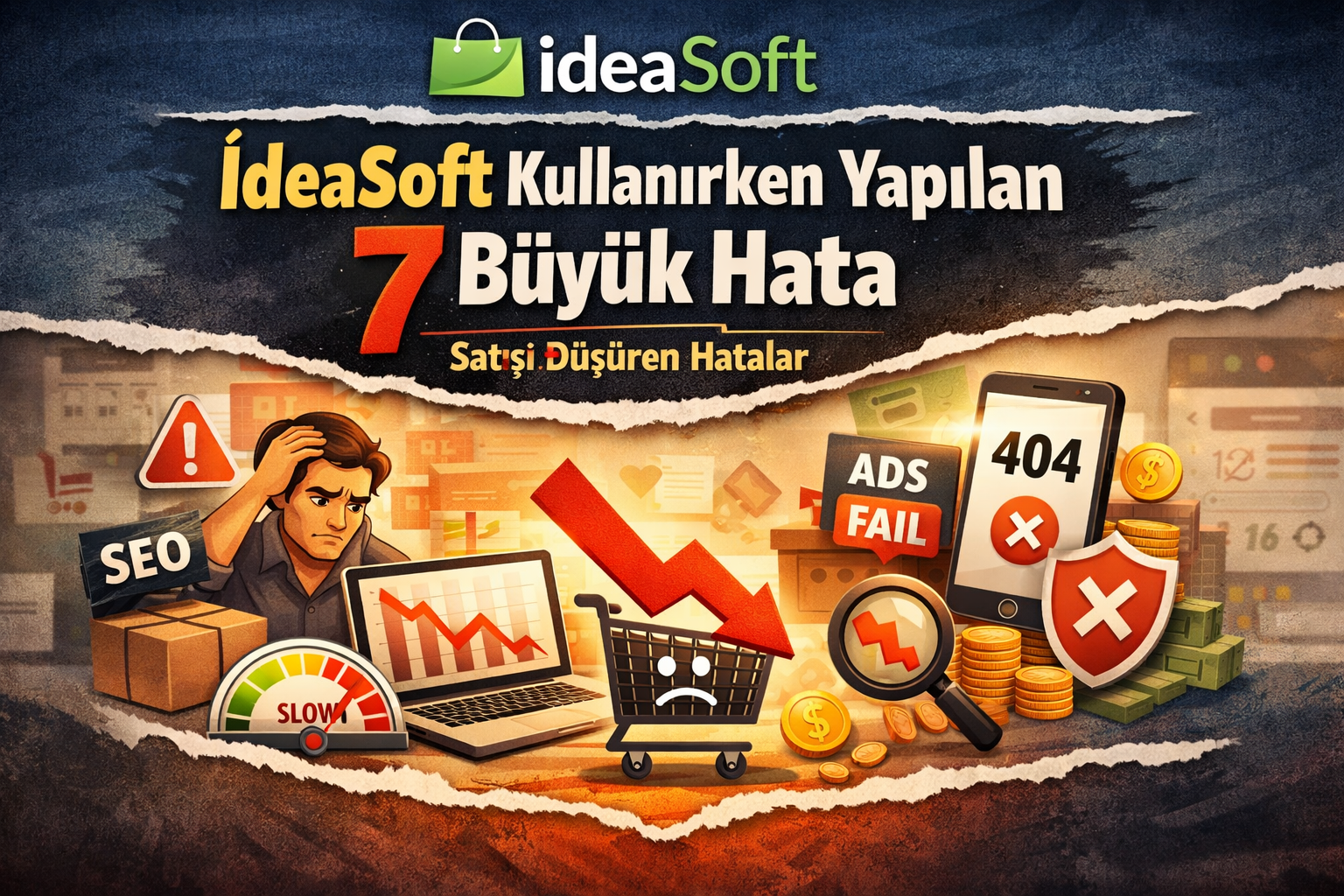 İdeaSoft Kullanırken Yapılan 7 Büyük Hata (Satışı Düşüren Hatalar)